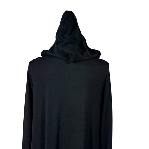 Torrid SZ 2 (2X-Large) Super Soft Fleece Jacket Open Front Mid-Thigh Hooded - Picture 5 of 8